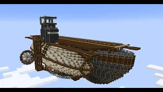 Create: Clockwork Flying Aircraft Carrier