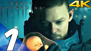 DEATH STRANDING (PC) - Gameplay Walkthrough Part 1 - Prologue (Very Hard) 4K 60FPS MAX