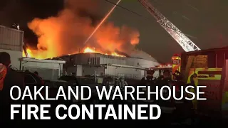 Crews Contain Three-Alarm Fire at Warehouse in Oakland