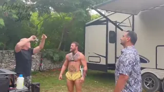 Leaked Footage Of Conor Mcgregor On Roadhouse Movie Set