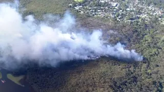 Sydney hazard reduction burn jumps containment lines