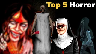 Top 5 Horror Games to Play in 2024 | Slendrina, Endless Nightmare, Evil Nun, Granny, Kamla Horror