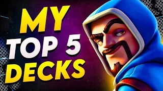 I *REVEALED* My 5 Favorite Decks