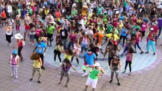 Super Bowl 2012 commercial - OKI FLaSH MOB  LMFAO Party Rock Anthem