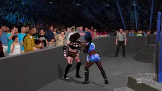 WWE 2K17 Smackdown Rosemary vs Jacqueline