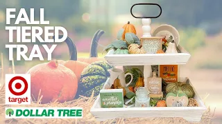 NEW Fall Tiered Tray DIYS #40 & Autumn Finds (Dollar Tree & Dollar Spot) Hacks