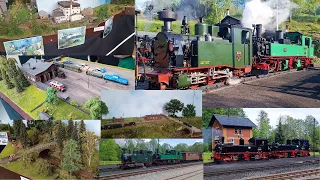 🙂🚂Modelleisenbahn Ausstellung🚂🙂in der Fahrzeughalle🚂der Preßnitztalbahn🚂⚒️Pfingsten 2024🚂H0e, Lgb🚂⚒️