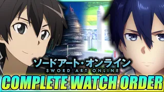 How To Watch Sword Art Online Anime In Order in 2024