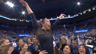Highlight: UCLA women's gymnastics' Peng-Peng Lee, Katelyn Ohashi score perfect 10s