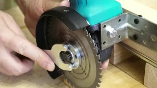 Bright idea with Angle Grinder! To the garage or workshop!