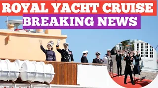 Queen Mary and King Frederik of Denmark kick off their cruising season on Royal yacht