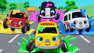 Wheels On The Bus Go To Town | More Nursery Rhymes & Kids Songs - Baby Car Songs TV