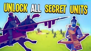 How to Unlock All SECRET UNITS in Totally Accurate Battle Simulator (TABS)