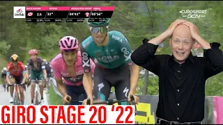 History REPEATS for Carapaz | Giro Stage 20 '22 | The Butterfly Effect