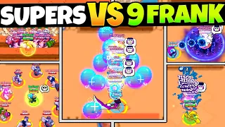 EVERY BRAWLER Super vs 9 Franks! (satisfying)