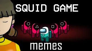 squid game red light green light in Among Us