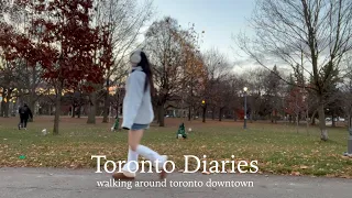 Toronto Diaries | Toronto downtown walking, finding new places and cute cafes, relaxing day