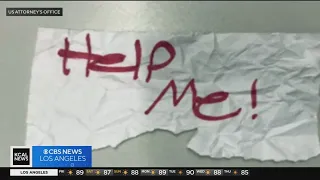 Kidnapped Texas teen holding "help me" sign rescued with help of bystander in Long Beach