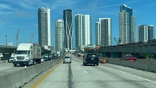 “The Dolphin Expressway” Miami Florida - Airport To Beach In 13 Minutes!