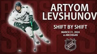 Artyom Levshunov vs Michigan | Mar 31 2024