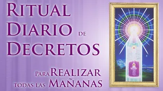 🙏 RITUAL DIARIO de DECRETOS. LLAMA VIOLETA y Protección Espiritual 15 Min. Para hacer en las mañanas