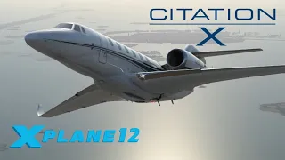 [X-Plane 12] Cessna Citation X | Part 3 - FMC Direct-To and Hold functions tutorial
