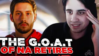 The G.O.A.T. of NA Retires - IWDominate Reacts To Bjergsen's Announcement