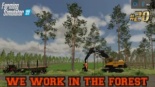 Lots of work today we are working in the forest clearing trees for the sawmill#fs22timelapse#fs22