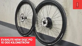 Koła Evanlite New Disc 38 mm po sezonie jazdy - czy to dobry wybór do roweru szosowego i gravela?