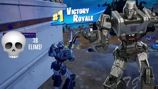 Of Gods and Robots 🤖 | Fortnite ZB Solo Squads Gameplay | 38 Eliminations!