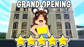 Opening a 5 STAR GRAND HOTEL in Bloxburg