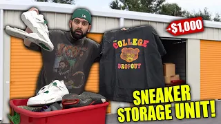 INSIDE MY SNEAKER STORAGE UNIT COLLECTION *NEVER BEFORE SEEN SHOES, VINTAGE AND MORE*