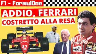 Michele Alboreto e Ferrari F1, una storia che non doveva finire così