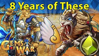 Gems of War: Event Objectives | 8 Year Channel Anniversary! 30 Star Leonis Empire and Bounty Hunter