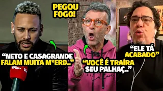 DEU TRETA!! NEYMAR DÁ N0 MEI0 DE NET0 E CA$AGRANDE EM ENTREVISTA E GERA BATE B0CA AO VIVO