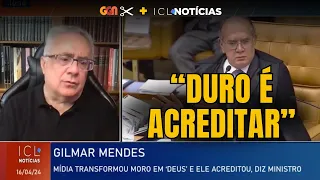 GILMAR MENDES DIZ QUE A MÍDIA TRANSFORMOU MORO EM DEUS E ELE ACREDITOU | NASSIF NO ICL