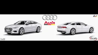 Miniatura Audi A7 Sportback 2017 Glacier White 1:43