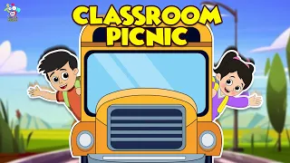 Classroom Picnic | Picnic with Friends | English Moral Stories | English Animated | English Cartoon