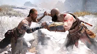 God of War 4 2018 BOSS Fight No Damage Walkthrough Part 3 PS4 PRO