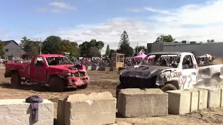 Full size Truck Demolition Derby Grandvally Ontario 2018
