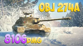 Obj 274a - 7 Frags 8.1K Damage - Sad battle! - World Of Tanks