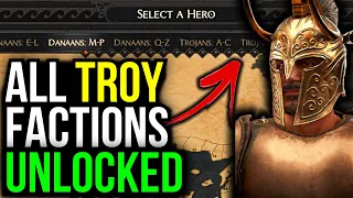 FACTION UNLOCKER MOD - Total War Saga Troy Mod Overview