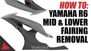 How To: Remove Yamaha R6 Fairings