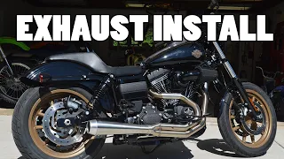 How-To: Install Exhaust on a Harley (Dyna S / Bassani Road Rage)
