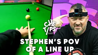 Headcam POV Of Stephen Hendry Clearing A Line-Up!