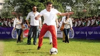 Salman Khan Playing Football For Poor Children Charity