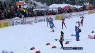 Devon Kershaw sick sprint finish in Szklarska Poreba