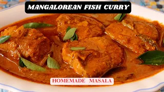 AUTHENTIC MANGALOREAN FISH CURRY |Famous fish curry|  Spicy  Pomfret, Rawas, Kane, Madimal recipe