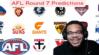 My AFL Round 7 Preview/Prediction For Upcoming Round!