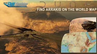 Incredible ★ Arrakis found on the world map ★ Microsoft Flight Simulator ★ Dune DLC Update